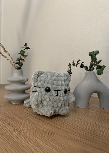 Gri Yumuşak Peluş Oyuncak