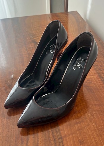 36 Beden Kahverengi Tokalı Stiletto Topuklu Kadın Ayakkabı