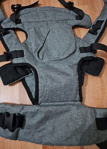 Gri Bebek Taşıyıcı Kanguru - Görsel 4