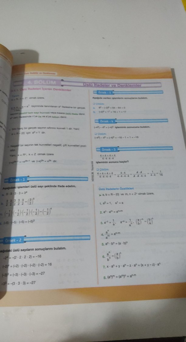 9. Sınıf Matematik Konu Anlatımlı Kitap - Görsel 4