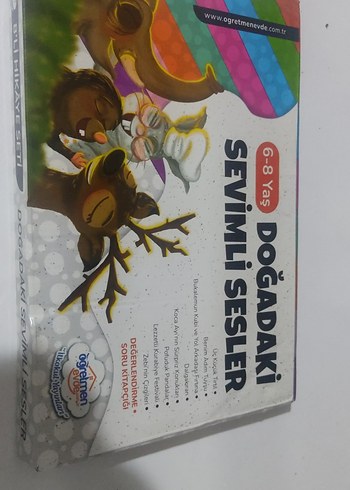 Doğadaki Sevimli Sesler 6-8 Yaş Çocuk Kitabı