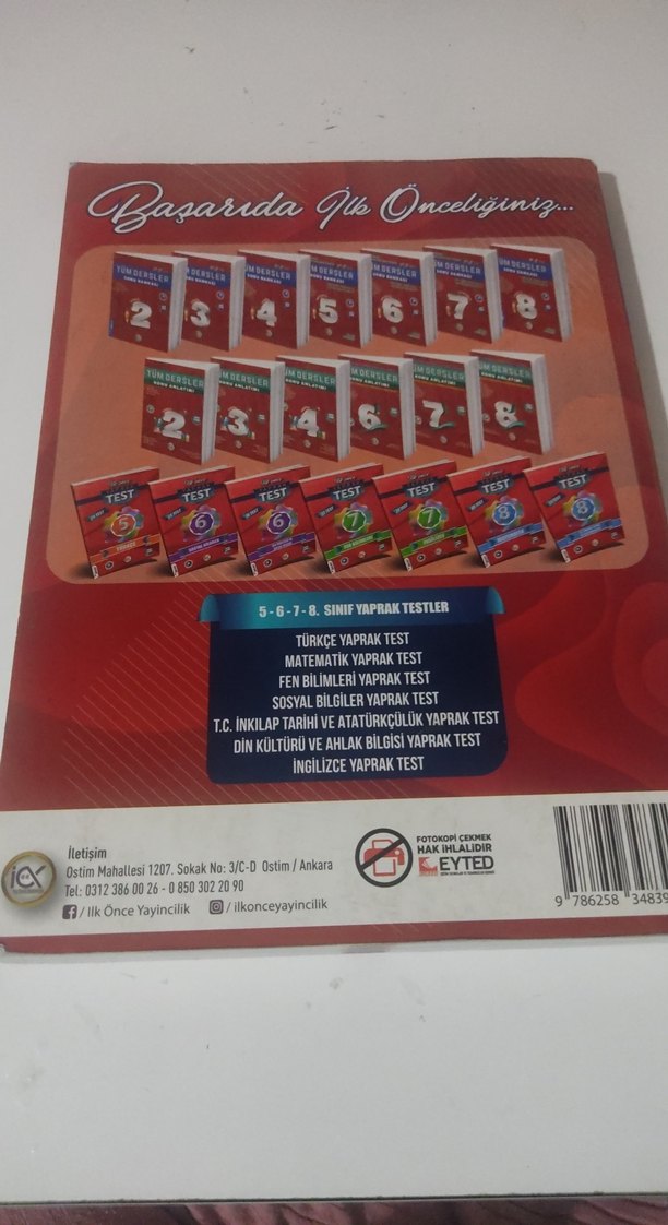 Ortaokul 7. Sınıf Tüm Dersler Soru Bankası - Görsel 2