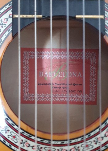 BARCELONA Lc 3900 Cyw Cut. Klasik Gitar (Kılıf hediyeli) - Görsel 2
