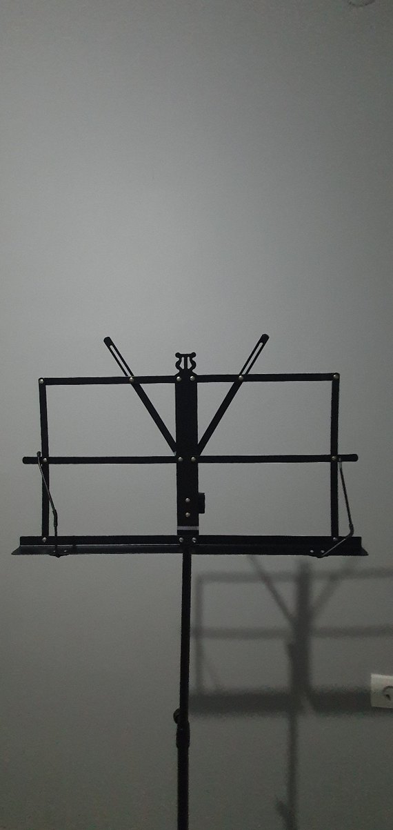 Ayarlanabilir Siyah Müzik Nota Sehpası - Görsel 2