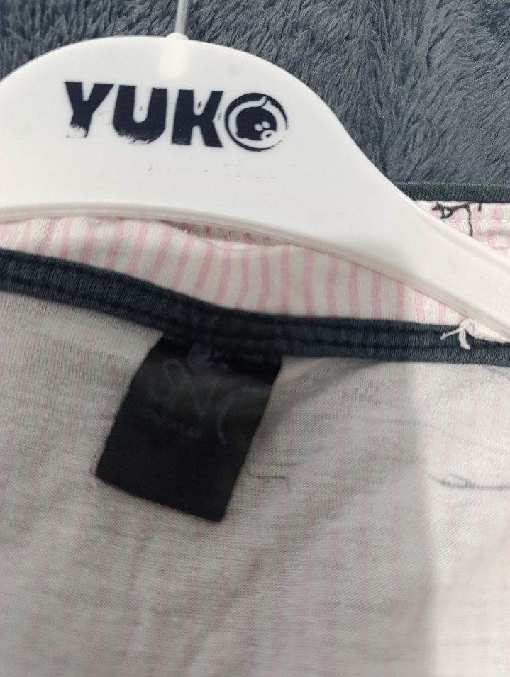 Pembe Uzun Kollu Rahat Kadın Pijama Takımı - Görsel 3