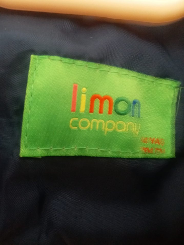 Kırmızı kız Çocuk Fermuarlı Mont - Görsel 3