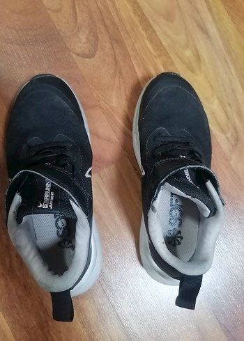 Kız Çocuk Siyah Cırtlı Spor Ayakkabı 29.5 - Görsel 6