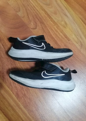 Kız Çocuk Siyah Cırtlı Spor Ayakkabı 29.5 - Görsel 3