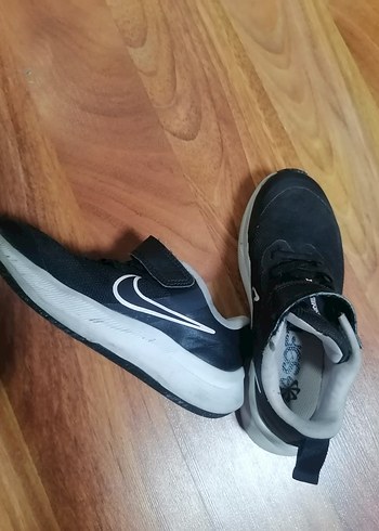 Kız Çocuk Siyah Cırtlı Spor Ayakkabı 29.5 - Görsel 5