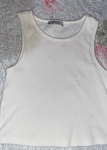 Kadın Beyaz tank top atlet