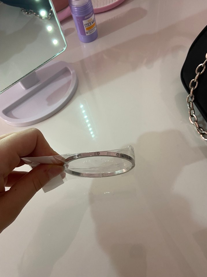 Cartier model celik kelepce bileklik - Görsel 3