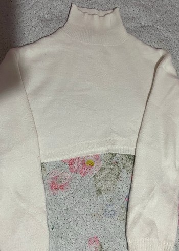 Zara beyaz kazak - Görsel 3