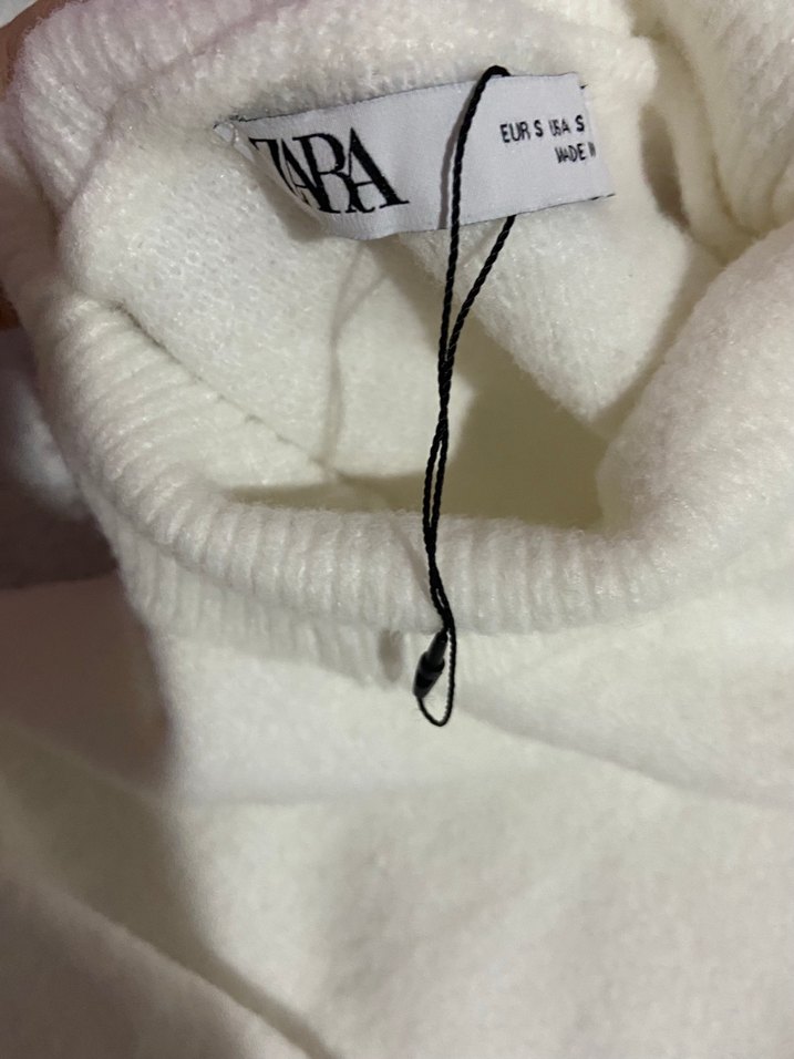 Zara beyaz kazak - Görsel 4