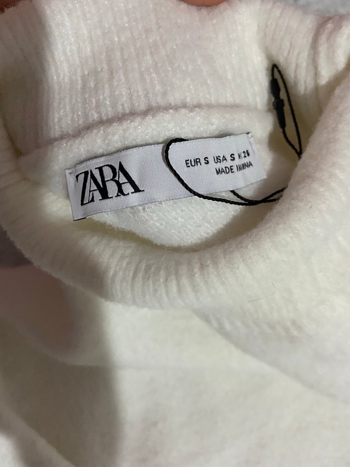 Zara beyaz kazak - Görsel 2