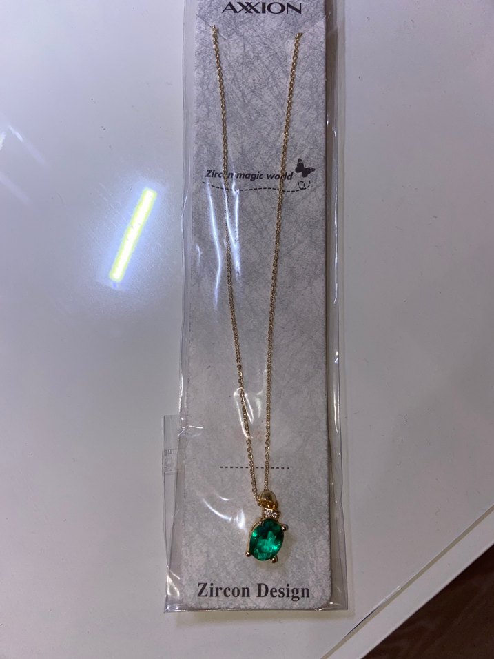 Uzun Zincirli Turkuaz Taşlı Kadın Kolye - Görsel 3