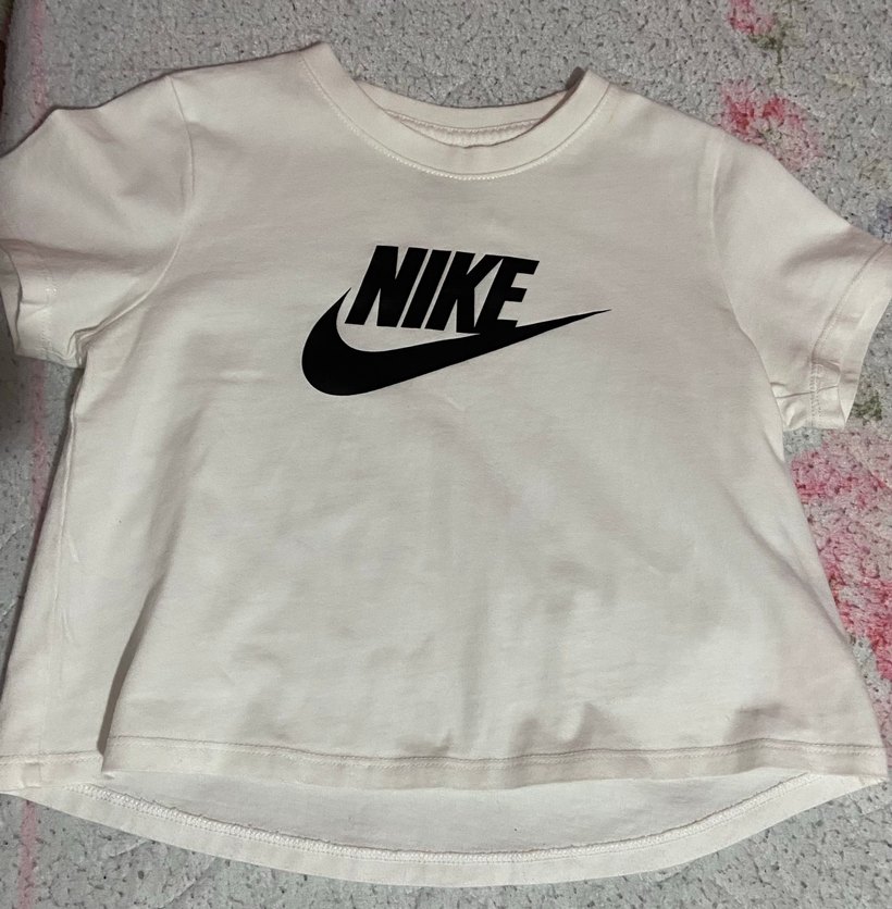 Nike Kız Çocuk Beyaz Baskılı Tişört - Görsel 3