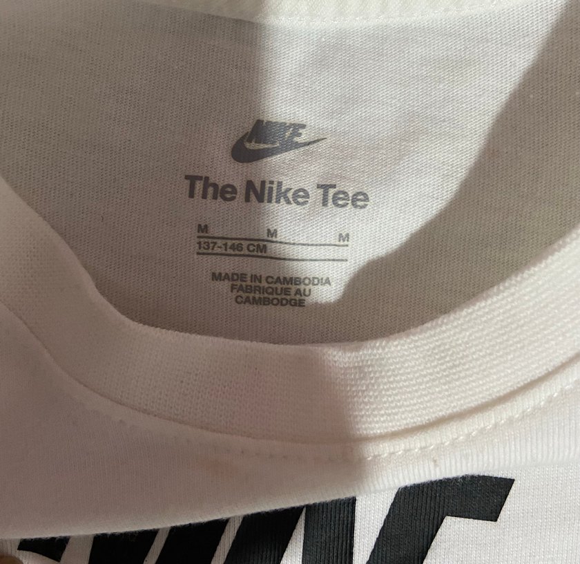 Nike Kız Çocuk Beyaz Baskılı Tişört - Görsel 2