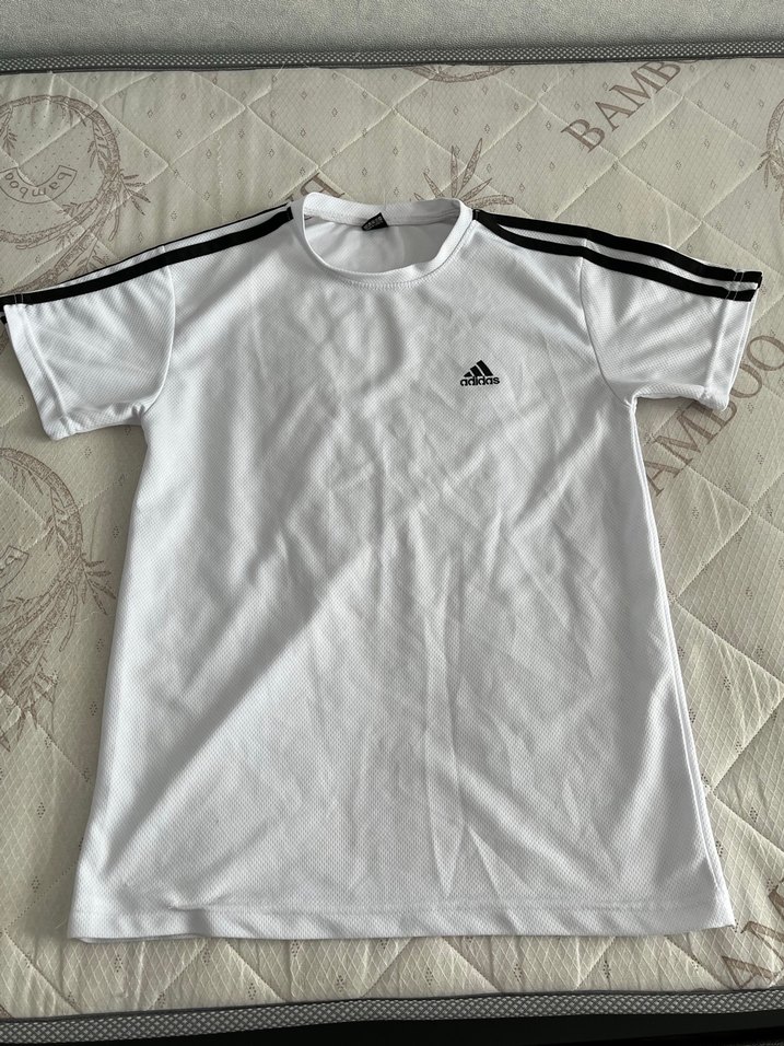 Adidas Beyaz Kısa Kollu Erkek Tişört - Görsel 2