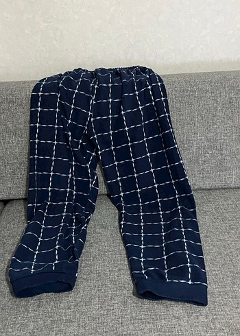 Erkek Lacivert Desenli Triko Pijama Takımı - Görsel 5