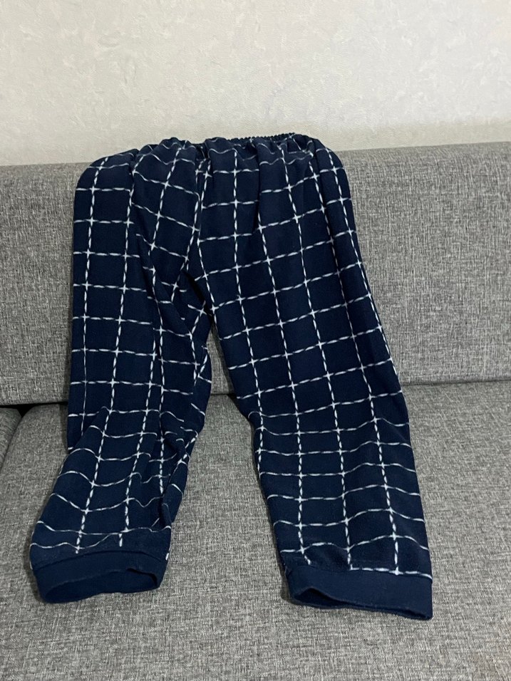 Erkek Lacivert Desenli Triko Pijama Takımı - Görsel 5