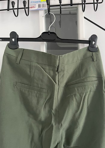 LC Waikiki Haki Kadın Kumaş Pantolon