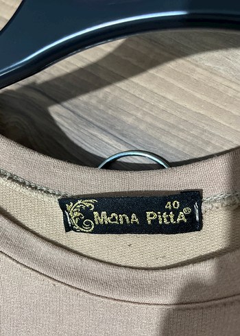 Bej Uzun Kollu Pamuklu Sweatshirt - Görsel 3