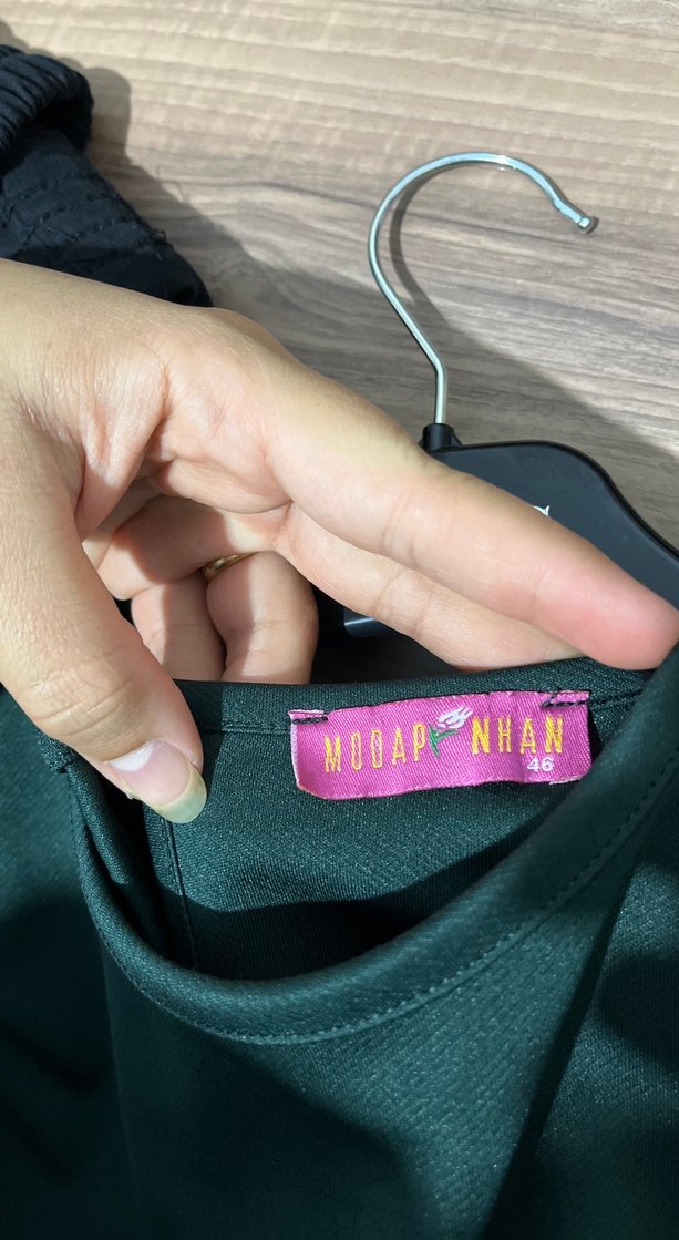 Drapeli Uzun Kollu Yeşil Kadın Elbise - Görsel 3