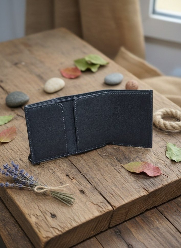 Gri Renk Erkek Mekanizmalı Kredi Kartlık ve Cüzdan - Görsel 3