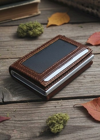 Mekanizmalı Erkek Kredi Kartlık ve Cüzdan - Görsel 2