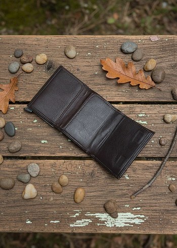 Kahverengi Mekanizmalı Kredi Kartlık ve Erkek Cüzdan - Görsel 3