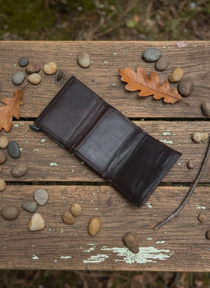 Kahverengi Mekanizmalı Kredi Kartlık ve Erkek Cüzdan - Görsel 3