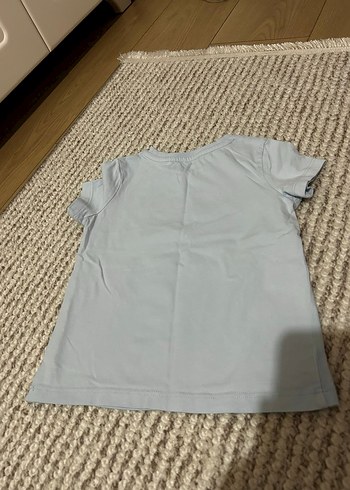 Kız Çocuk Gri Kısa Kollu Unicorn Baskılı Tişört - Görsel 2