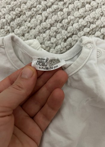 Beyaz bebek Kısa Kollu tişörtler - Görsel 3