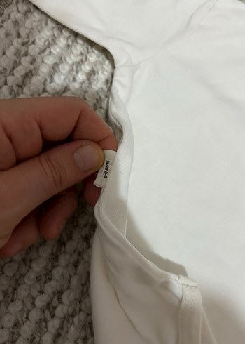 Beyaz Pamuklu Uzun Kollu Bebek zıbın 4 lü - Görsel 3