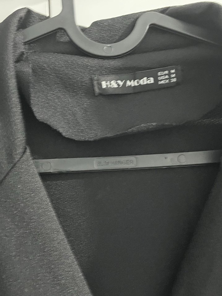 Uzun Siyah Kadın İş Elbisesi - Görsel 4