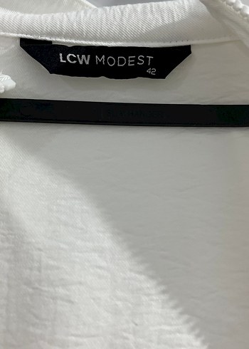 Beyaz Midi Keten Kadın hırka - Görsel 2