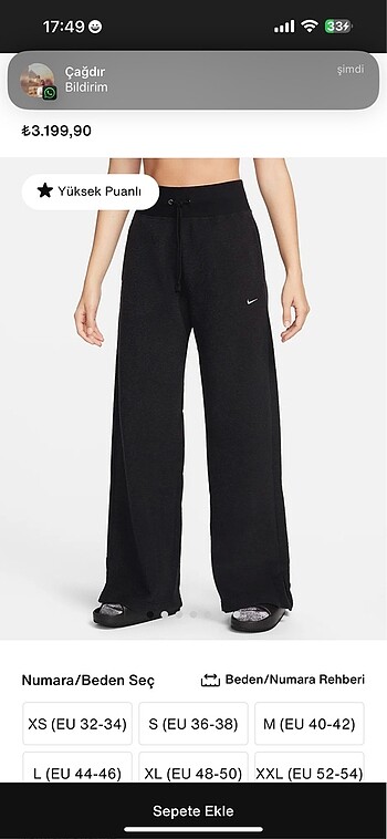 Nike Over size eşofman