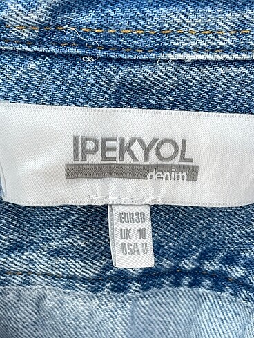 38 Beden mavi Renk ipekyol Ceket %70 İndirimli.