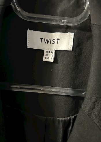 Siyah Düğmeli Kadın Blazer Ceket - Görsel 3