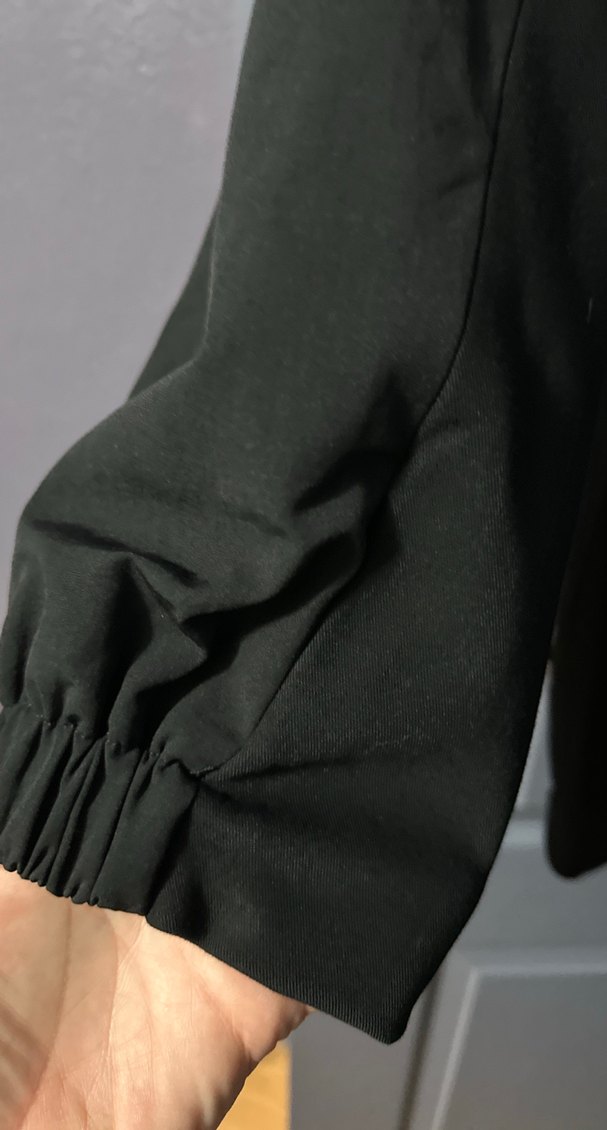 Siyah Düğmeli Kadın Blazer Ceket - Görsel 4