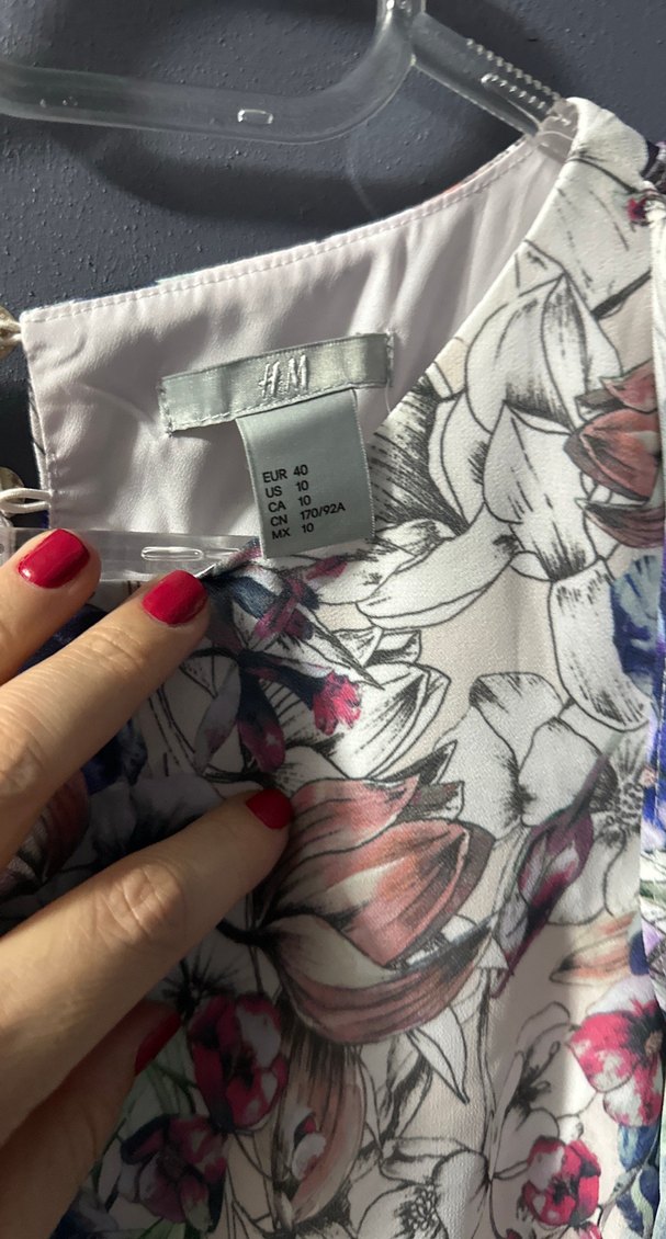 Çiçek Desenli Uzun Bohem Elbise - Görsel 3