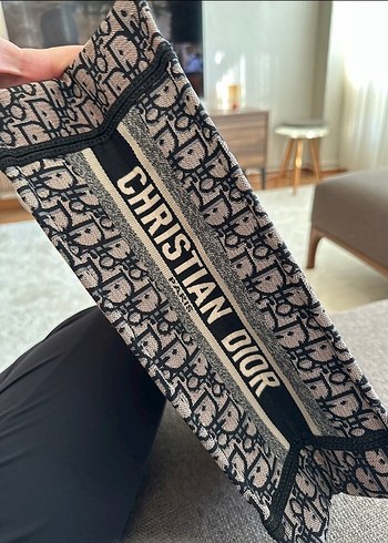 Christian Dior Desenli Gri Kadın Çanta - Görsel 4