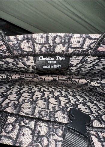 Christian Dior Desenli Gri Kadın Çanta - Görsel 9