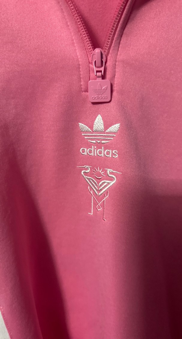 Pembe Kadın Yarım Fermuarlı Sweatshirt - Görsel 3