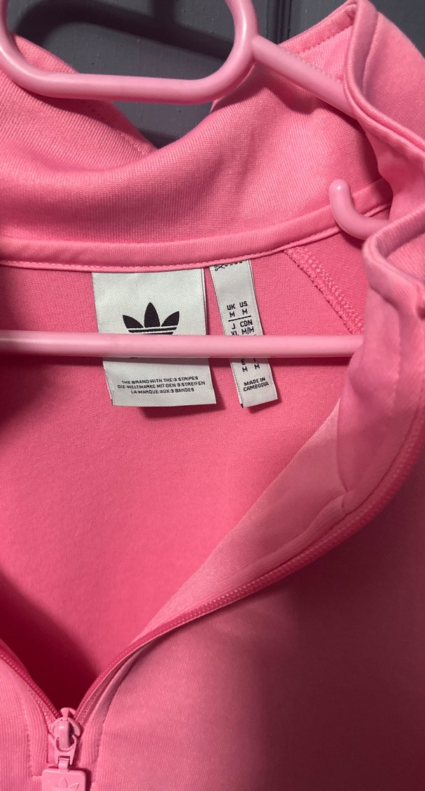 Pembe Kadın Yarım Fermuarlı Sweatshirt - Görsel 2