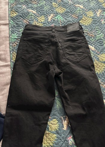 Siyah Regular Fit Midi Kot Pantolon - Görsel 4