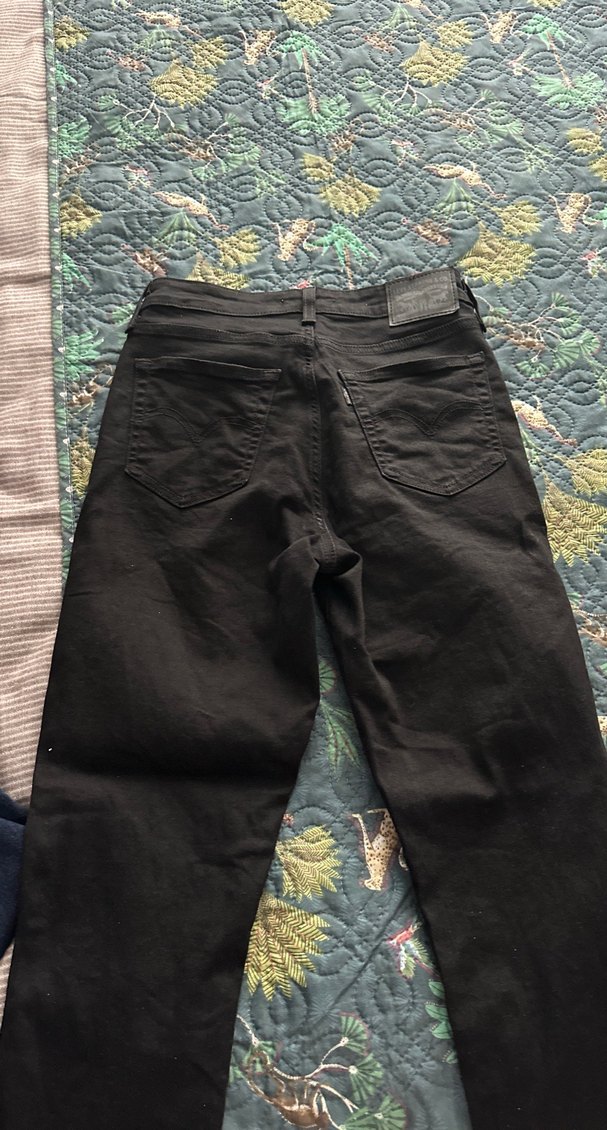 Siyah Regular Fit Midi Kot Pantolon - Görsel 4
