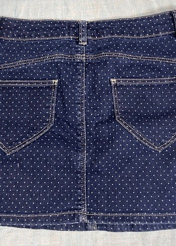 coquette lolita Puantiyeli Düğmeli Mini Etek - Görsel 4