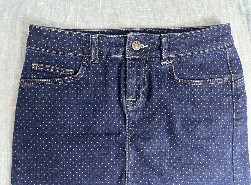 coquette lolita Puantiyeli Düğmeli Mini Etek - Görsel 2