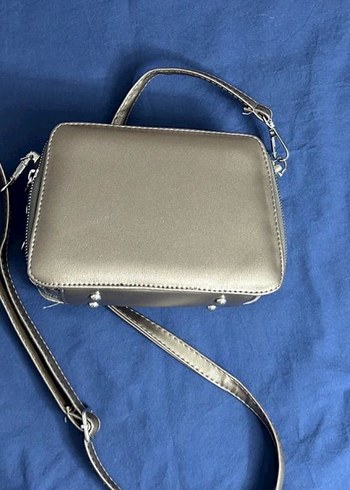 Gri Deri Sanmorris Kadın Çanta - Görsel 4